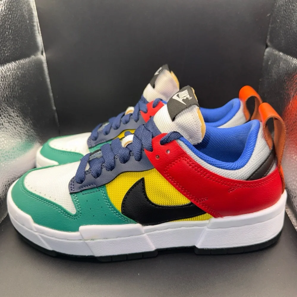Size 8 - Nike Dunk Disrupt Low Multi-Color Wmns, CK6654-004, Very Clean, No Box